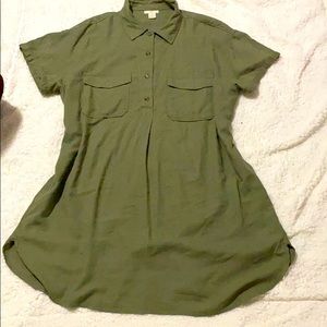 Green military dress